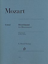 Wolfgang Amadeus Mozart Notenblätter Divertimenti