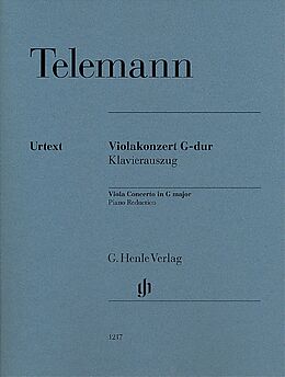 Georg Philipp Telemann Notenblätter Konzert G-Dur TWV51-G9