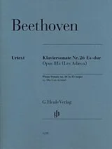 Ludwig van Beethoven Notenblätter Sonate Es-Dur Nr.26 op.81a