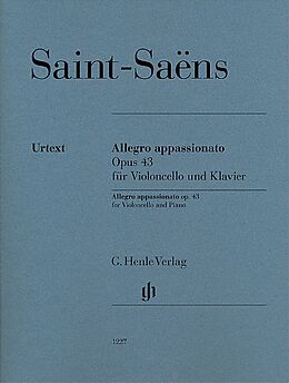 Camille Saint-Saens Notenblätter Allegro appassionato op.43