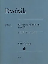 Antonin Leopold Dvorak Notenblätter Trio f-Moll Nr.3 op.65
