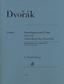 Antonin Leopold Dvorak Notenblätter Streichquartett F-Dur op.96