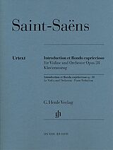 Camille Saint-Saens Notenblätter Introduction et Rondo capriccioso op.28 für Violine und Orchester