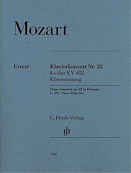 Wolfgang Amadeus Mozart Notenblätter Klavierkonzert Nr.22 Es-Dur KV482 für Klavier und Orchester