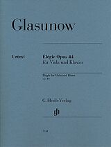 Alexander Glasunow Notenblätter Élégie op.44