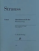 Richard Strauss Notenblätter Konzert D-Dur für Oboe und Orchester