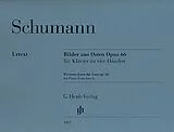Robert Schumann Notenblätter Bilder aus Osten op.66
