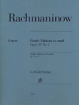 Sergei Rachmaninoff Notenblätter Étude-Tableau es-Moll op.39,5