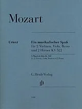 Wolfgang Amadeus Mozart Notenblätter Ein musikalischer Spass KV522