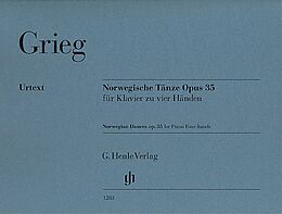 Edvard Hagerup Grieg Notenblätter Norwegische Tänze op.35