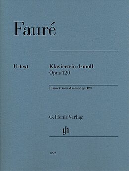 Gabriel Urbain Fauré Notenblätter Trio d-Moll op.120
