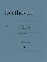 Ludwig van Beethoven Notenblätter Klaviersonate G-Dur Nr. 25 op. 79