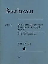 Ludwig van Beethoven Notenblätter 2 leichte Sonaten op.49