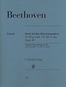 Ludwig van Beethoven Notenblätter 2 leichte Sonaten op.49
