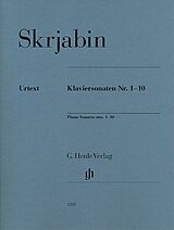 Alexander Skriabin Notenblätter Sonaten Nr.1-10