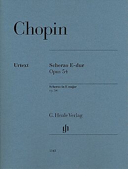 Frédéric Chopin Notenblätter Scherzo E-Dur op.54
