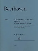 Kartonierter Einband Ludwig van Beethoven - Klaviersonate Nr. 8 c-moll op. 13 (Grande Sonate Pathétique) von