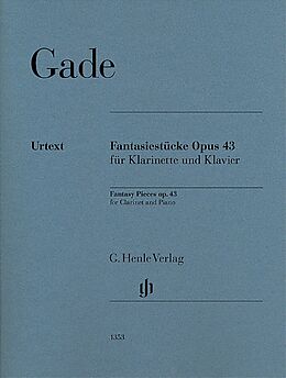 Niels Wilhelm Gade Notenblätter Fantasiestücke op.43