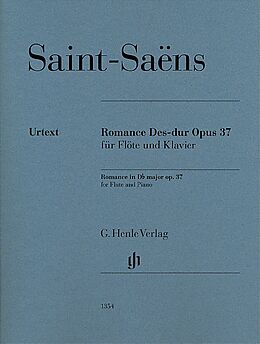 Camille Saint-Saens Notenblätter Romance Des-Dur op.37