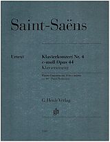 Camille Saint-Saens Notenblätter Klavierkonzert Nr.4 c-Moll op.44