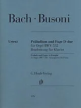 Johann Sebastian Bach Notenblätter Präludium und Fuge D-Dur für Orgel