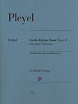Ignaz Joseph Pleyel Notenblätter 6 kleine Duos op.8