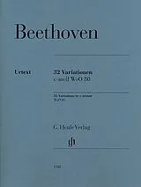 Ludwig van Beethoven Notenblätter 32 Variationen c-Moll WoO80