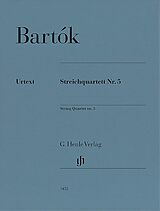Béla Bartók Notenblätter Streichquartett Nr. 5