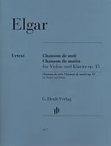 Edward Elgar Notenblätter Chanson de nuit, Chanson de matin op.15