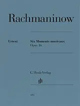 Sergei Rachmaninoff Notenblätter Moments Musicaux op. 16