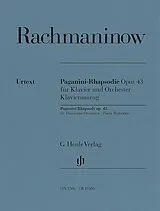 Sergei Rachmaninoff Notenblätter Paganini-Rhapsodie op. 43