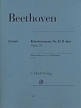 Ludwig van Beethoven Notenblätter Klaviersonate Nr.11 in B-Dur op.22