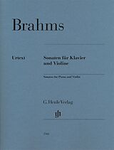Johannes Brahms Notenblätter Sonaten