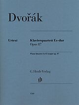 Antonin Leopold Dvorak Notenblätter Klavierquartett Es-dur op. 87