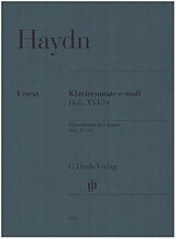 Franz Joseph Haydn Notenblätter Klaviersonate e-moll Hob. XVI-34