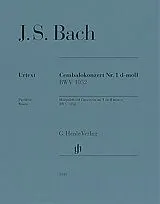 Johann Sebastian Bach Notenblätter Cembalokonzert d-moll Nr. 1 BWV 1052