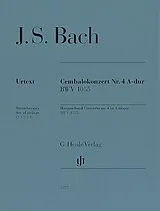 Johann Sebastian Bach Notenblätter Cembalokonzert A-Dur Nr. 4 BWV 1055