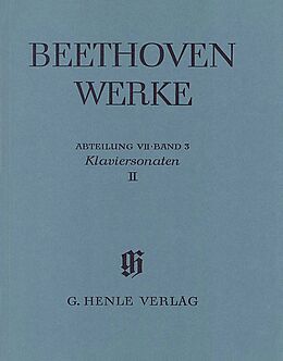 Notenblätter Beethoven Werke Abteilung 7 Band 3 von 