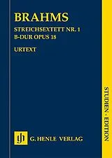 Johannes Brahms Notenblätter Sextett B-Dur Nr.1 op.18