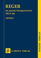 Max Reger Notenblätter Quintett A-Dur op.146
