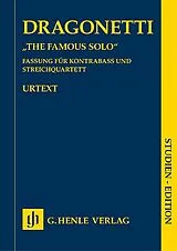 Domenico Dragonetti Notenblätter The famous Solo