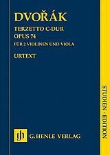 Antonin Leopold Dvorak Notenblätter Terzett C-Dur op.74
