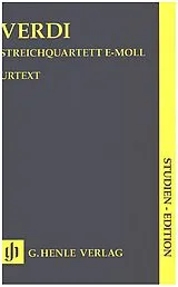 Giuseppe Verdi Notenblätter Streichquartett e-Moll