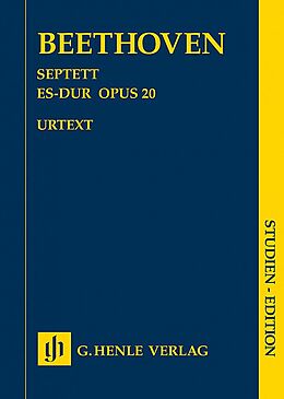 Ludwig van Beethoven Notenblätter Septett Es-Dur op.20 für Klarinette, Fagott