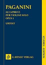 Nicolò Paganini Notenblätter 24 Capricci op.1