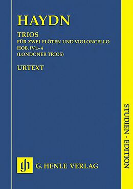 Franz Joseph Haydn Notenblätter Trios Hob.IV-1-4
