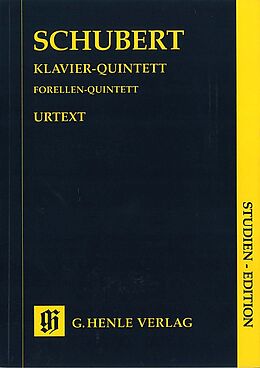 Franz Schubert Notenblätter Quintett D667 oppost.114