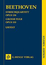 Ludwig van Beethoven Notenblätter Quartett B-Dur op.130 und Fuge op.133