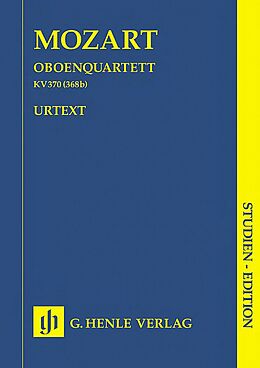 Wolfgang Amadeus Mozart Notenblätter Quartett KV370