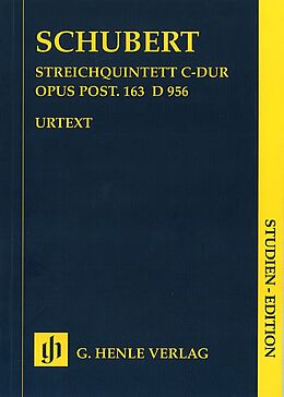 Franz Schubert Notenblätter Quintett C-Dur op.post.163 D956